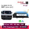 Dash Navigation Android 12 for BMW X5 F15 X6 F16 2014-2017 NBT System 6Pin LVDS 8GB+256GB DSP ID8