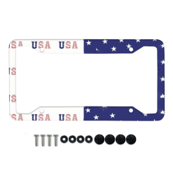Aluminum Alloy License Plate Frames,Exclusive License Plate Holder