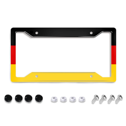 Aluminum Alloy License Plate Frames,Exclusive License Plate Holder
