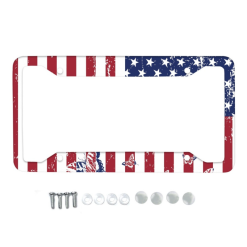 Aluminum Alloy License Plate Frames,Exclusive License Plate Holder