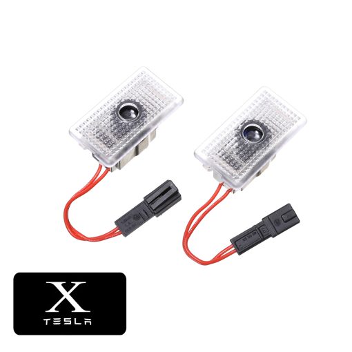 Tesla Logo Projector Puddle Lights, Car Door Lights for Tesla Model 3 Y X S